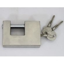 Padlock rectangulaire en fer nickelé (RP)